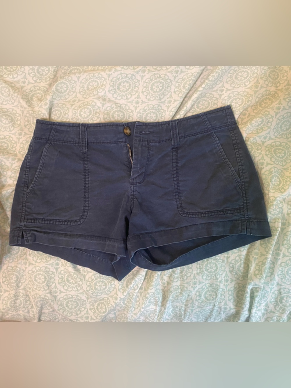 Women's Navy Casual Shorts